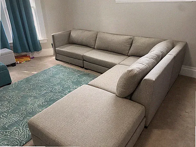 White Modular Sectional Couch