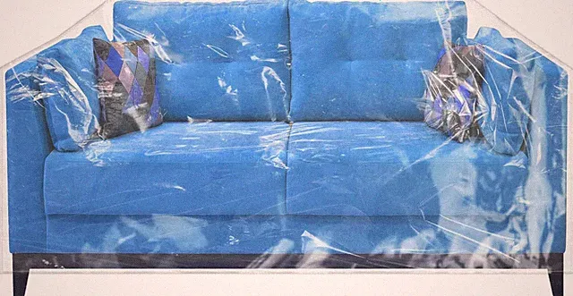 wokire Plastic Loveseat Cover 84 W x 40 D x 36 RH x 18 FH Plastic Furniture
