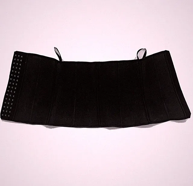 Womens Black Waist Trainer Shaper Hook Medium