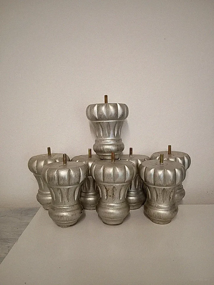 Wood 8 piece Elegant Scroll Cabinet,couch,sofa,Bed Legs