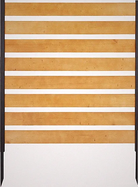 Wood & Metal Privacy Fence Panels for Outdoor Yard - No Dig, 48" x 48