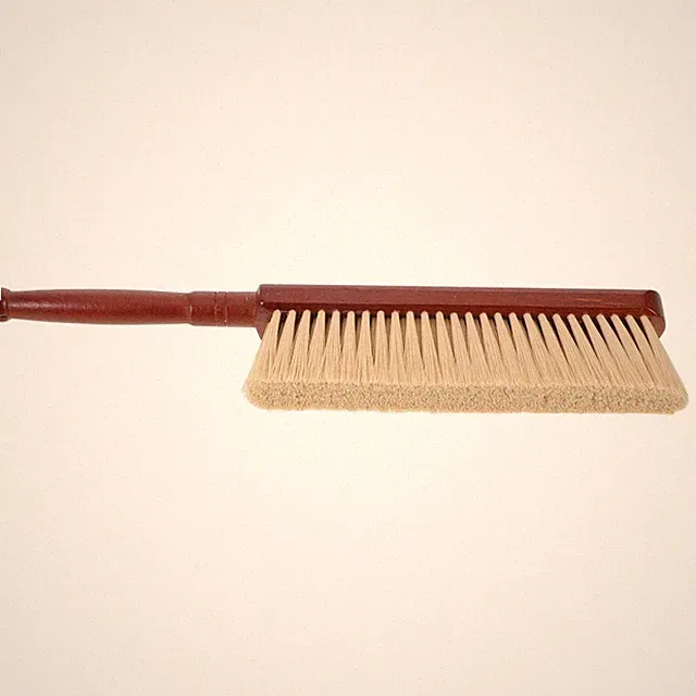 Wooden Soft Bristle Dust Brush with Comfortable Handle for Sofa Bed and Workshop