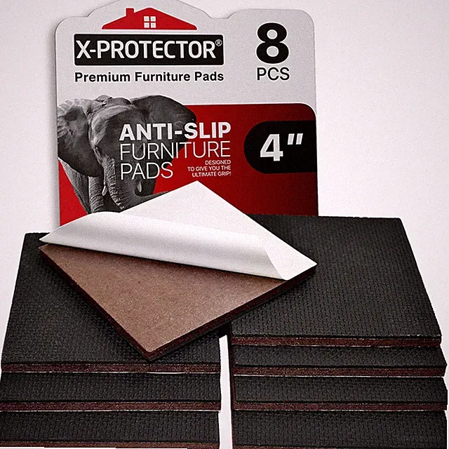 X-PROTECTOR Non Slip Furniture Pads - 8 pcs Premium Furniture Grippers 4 Self...