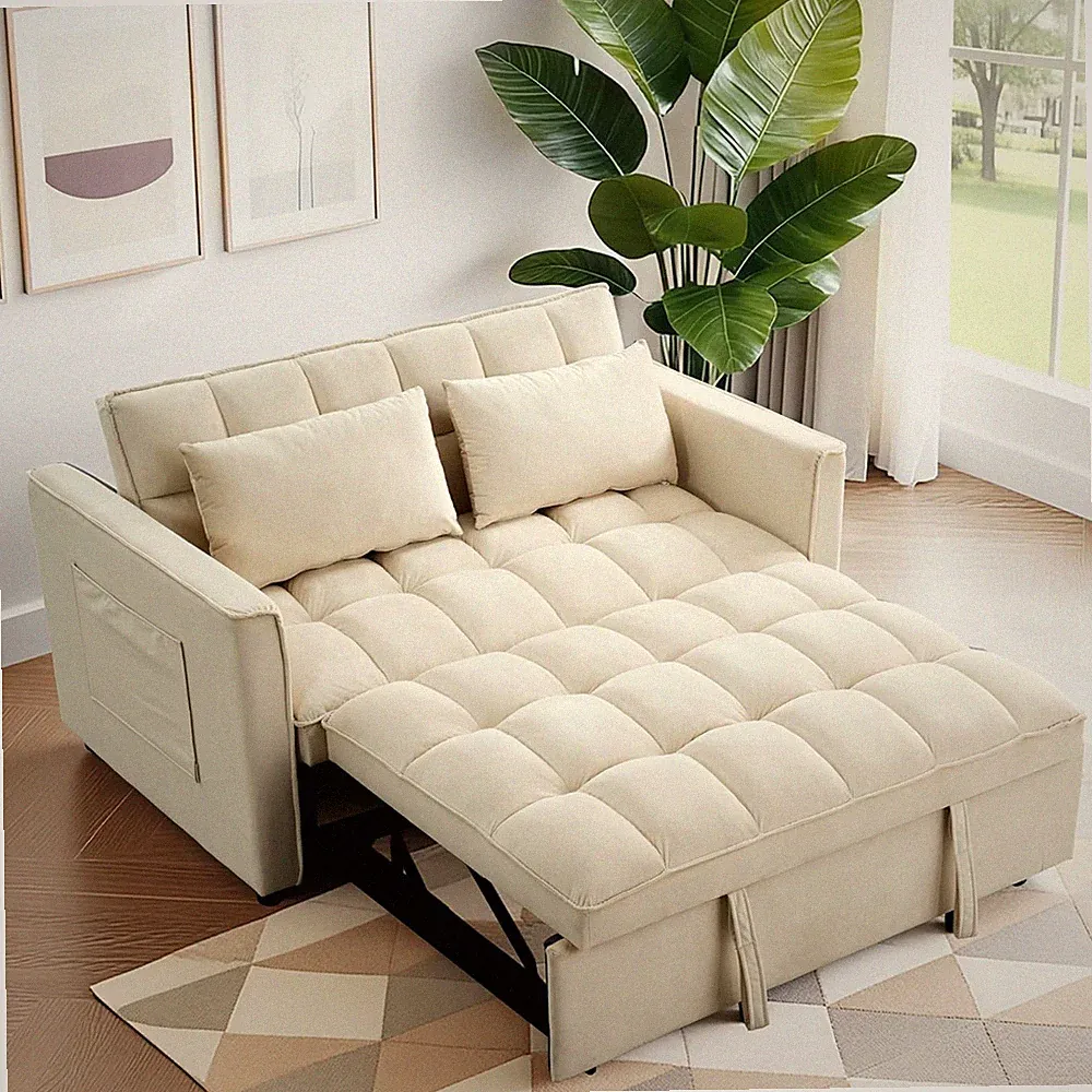 XCT4 Pull Out Couch, 3-in-1 Sleeper Sofa Bed with Adjustable