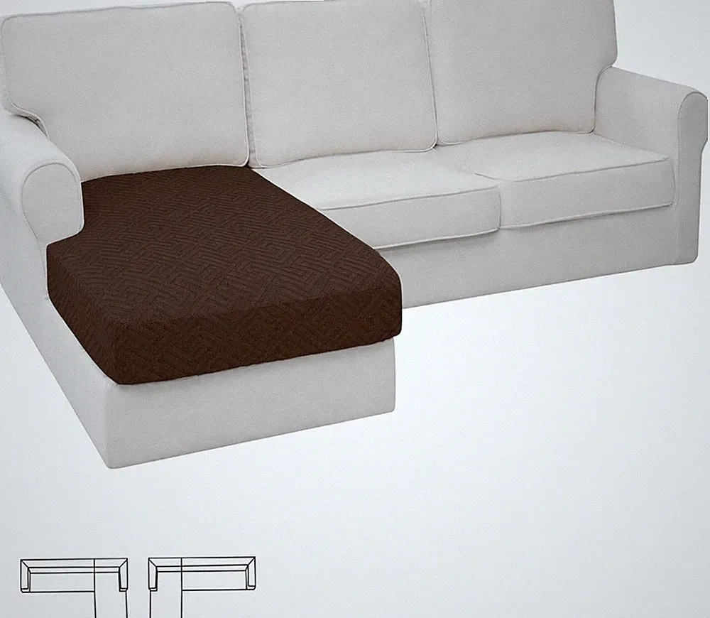 XINEAGE Chaise Cover for L Shaped Sofa,Sectional Couch Covers for Pets,Non Slip