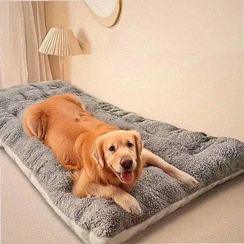 XXL Plush Dog Bed Sofa Thick Soft Pet Mat Washable Comfortable Puppy Cushion