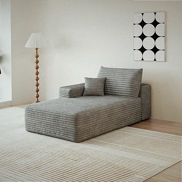 Y165-L-SLEEPER-GREY sofa left sleeper grey