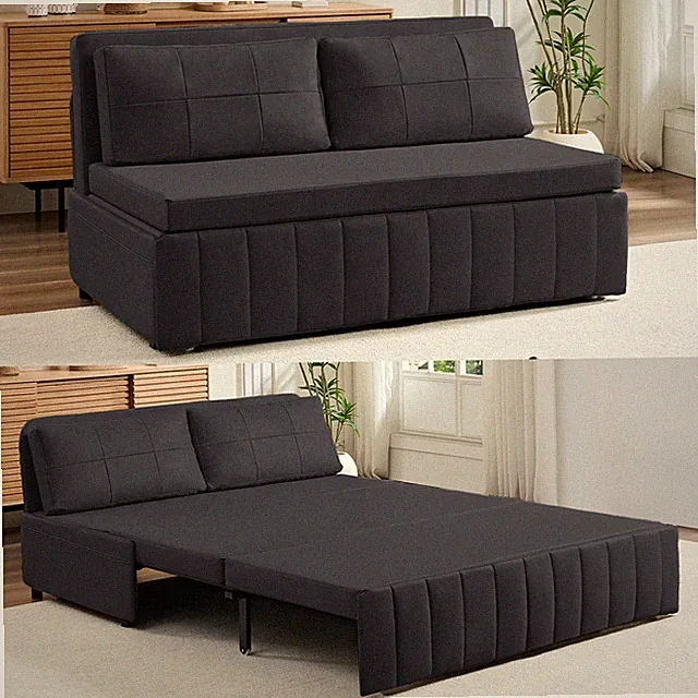 Zafly Queen Size Pull Out Sofa Bed, Convertible Sleeper Sofa, Loveseat Couch Bed