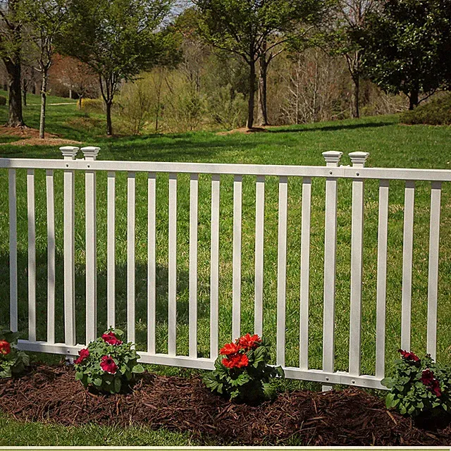 Zippity 3ft x 3.5ft No Dig Vinyl Fence Panel Kit, White, 2 Panels